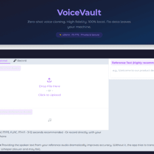 VoiceVault – AI Voice Cloning Studio [USB Drive]