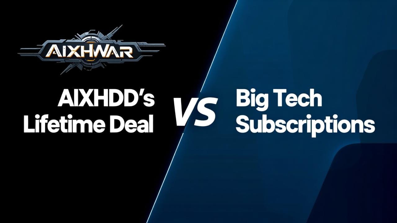 Read more about the article The AI War: AIXHDD’s Lifetime Deal vs. Big Tech Subscriptions