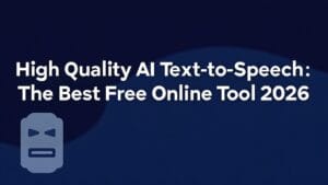 Read more about the article High-Quality AI Text-to-Speech: The Best Free Online Tool 2026