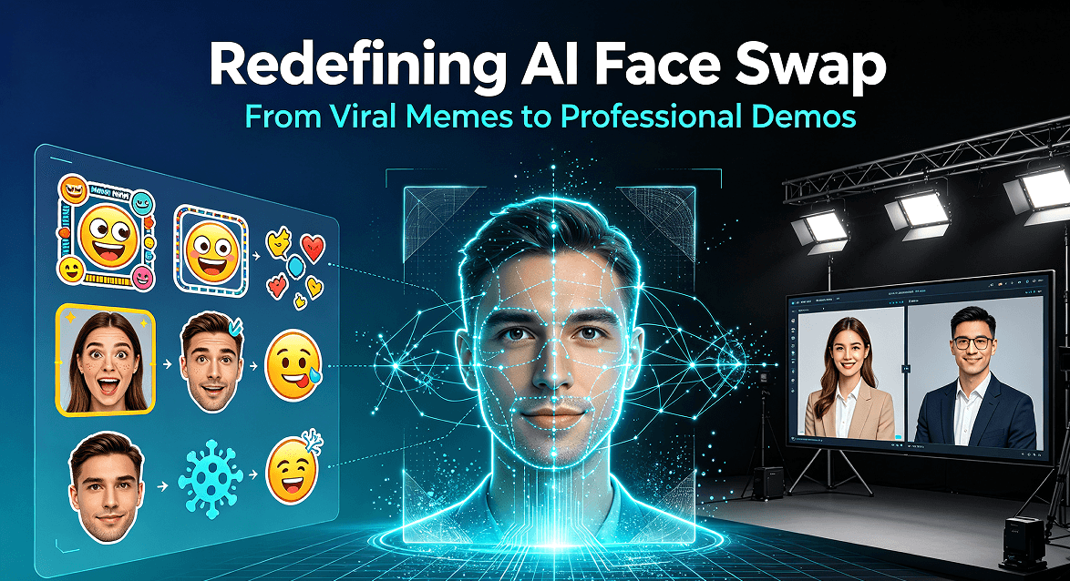 Read more about the article Redefining AI Face Swap: From Viral Memes to Professional Demos