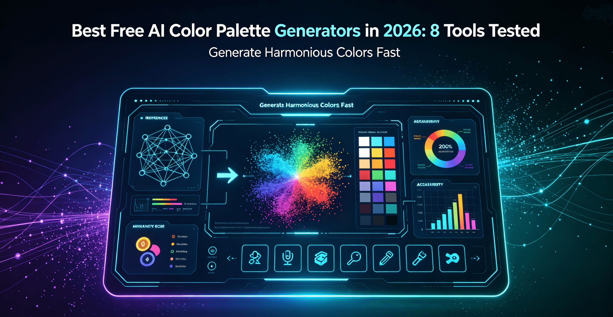 Read more about the article Best Free AI Color Palette Generators in 2026: 8 Tools Tested
