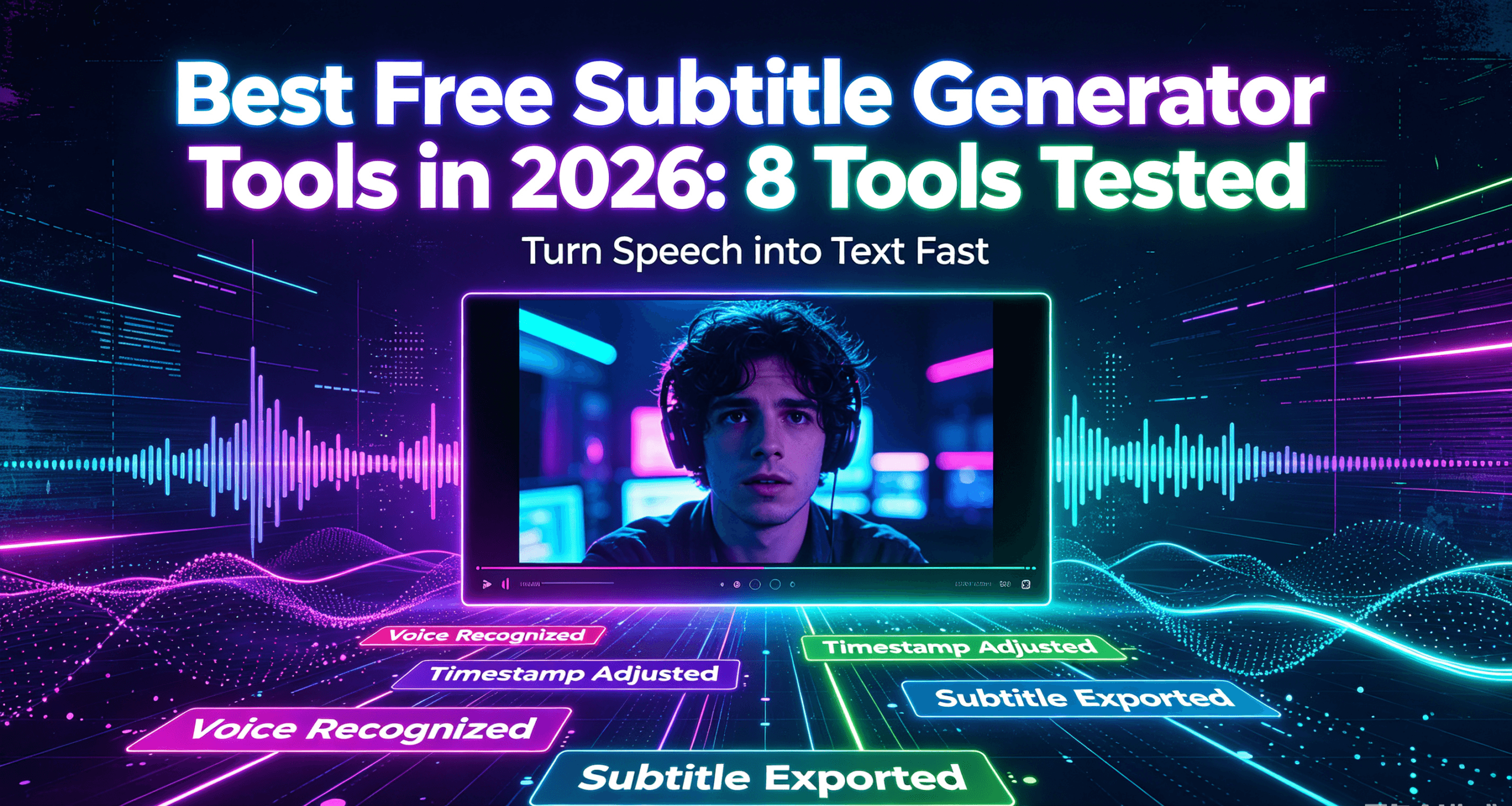 You are currently viewing Best Free Subtitle Generator Tools in 2026: 8 Tools Tested