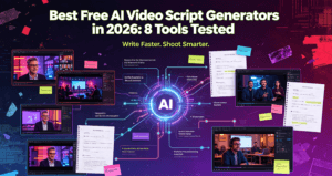 Read more about the article Best Free AI Video Script Generators in 2026: 8 Tools Tested