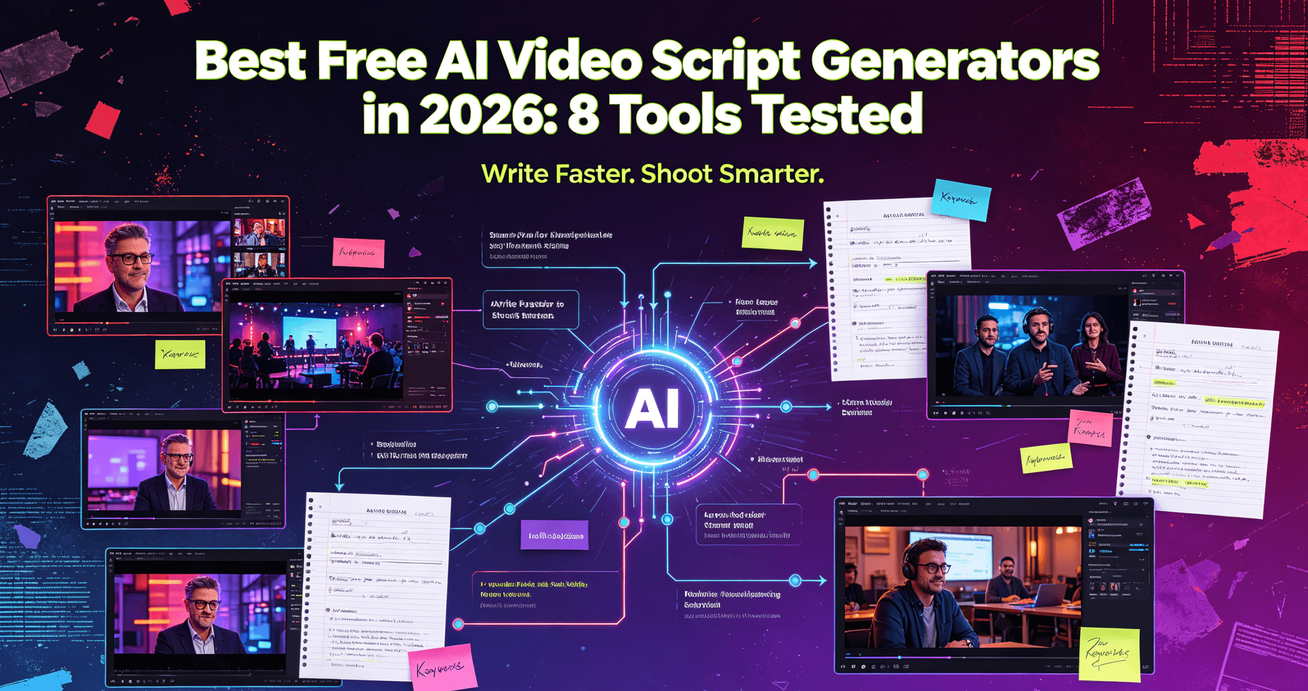 Read more about the article Best Free AI Video Script Generators in 2026: 8 Tools Tested