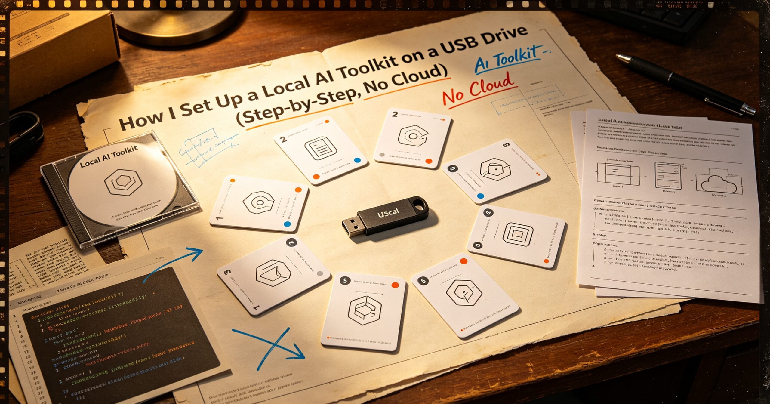 You are currently viewing How I Set Up a Local AI Toolkit on a USB Drive (Step-by-Step, No Cloud)