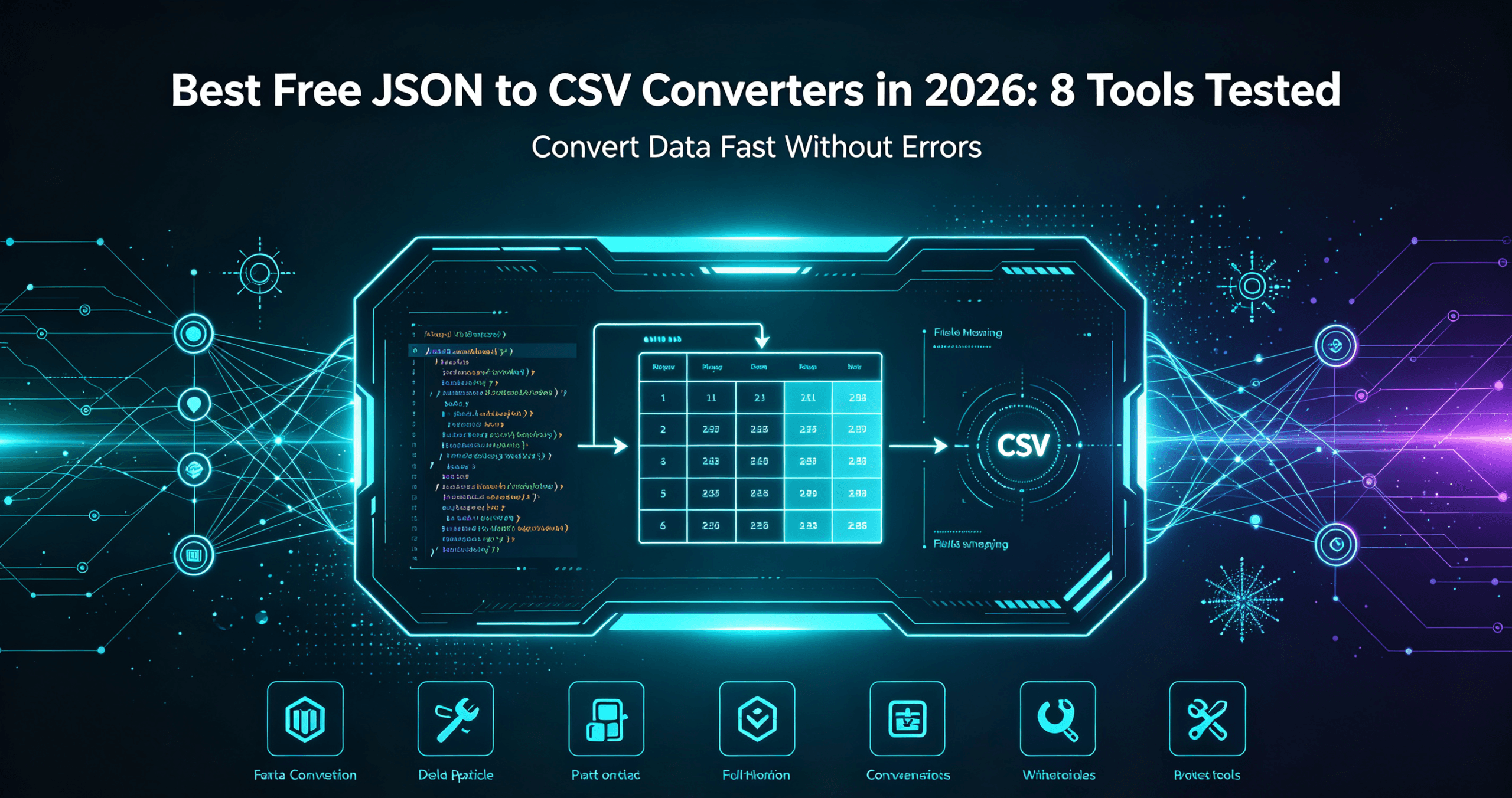 Read more about the article Best Free JSON to CSV Converters in 2026: 8 Tools Tested