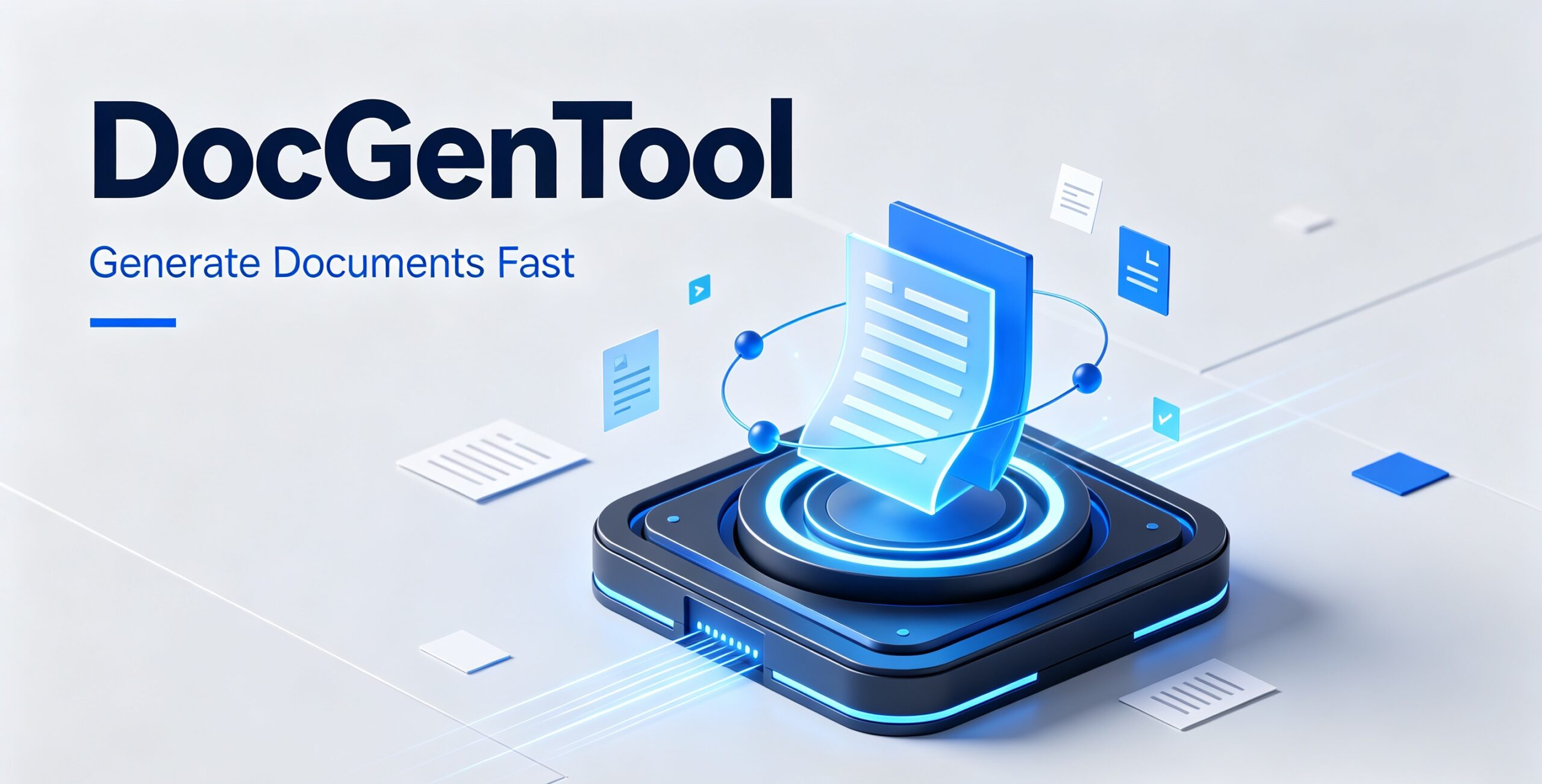 DocGenTool local AI document generator interface