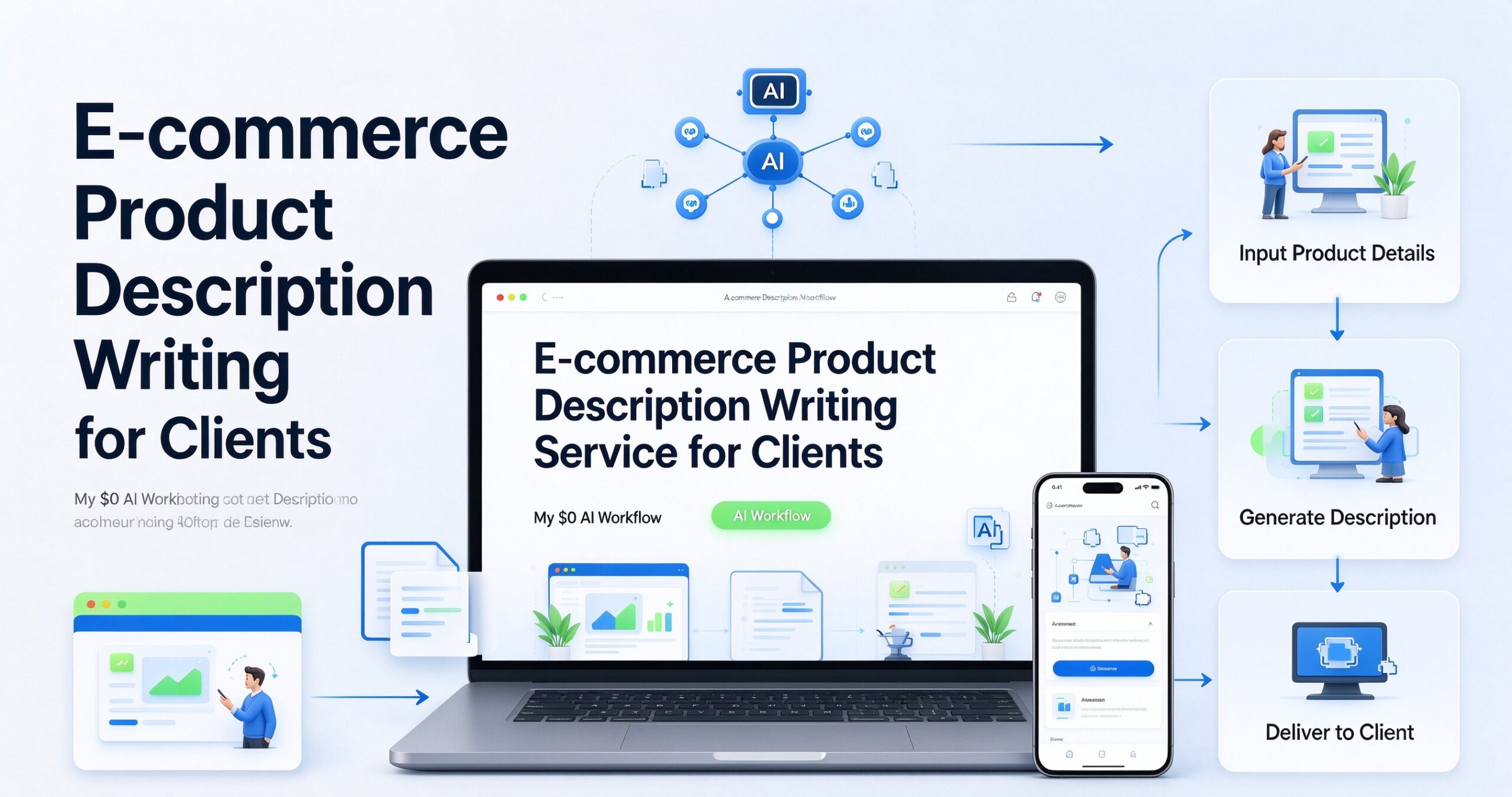 You are currently viewing E-commerce Product Description Writing Service for Clients: My $0 AI Workflow