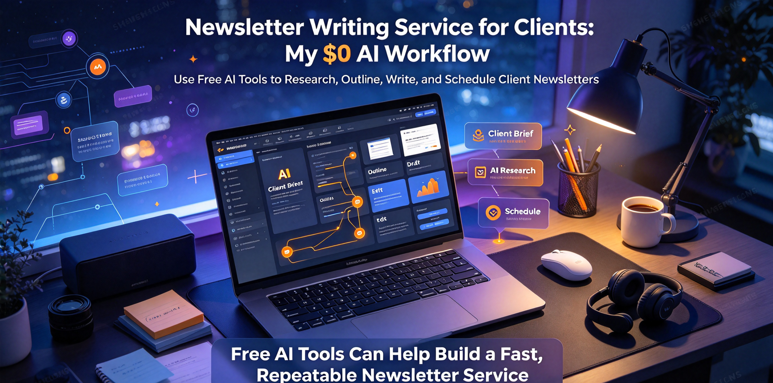 You are currently viewing Newsletter Writing Service for Clients: My $0 AI Workflow