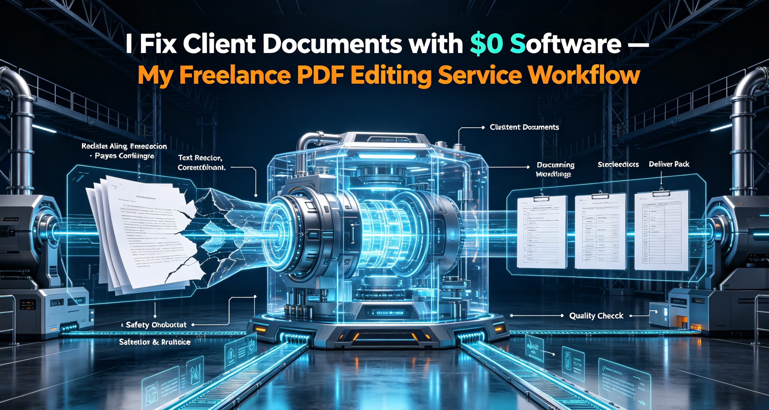 You are currently viewing I Fix Client Documents with $0 Software — My Freelance PDF Editing Service Workflow