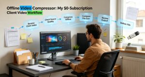 Read more about the article Offline Video Compressor: My $0-Subscription Client Video Workflow