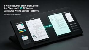 Read more about the article I Write Resumes and Cover Letters for Clients with $0 AI Tools — A Resume Writing Service That Pays
