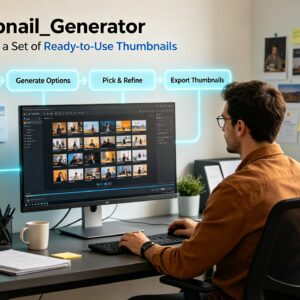 AI Thumbnail Generator — Batch YouTube Thumbnails