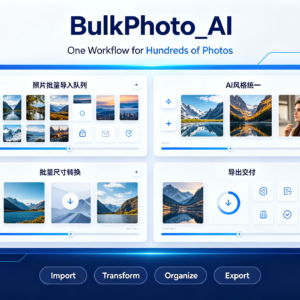 BulkPhoto AI — AI Batch Image Processor