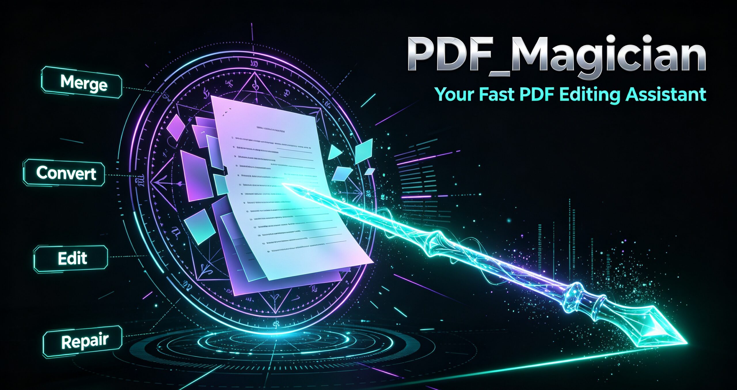 PDF Magician — offline PDF toolbox with OCR and batch processing