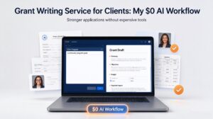 Read more about the article Grant Writing Service for Clients: My $0 AI Workflow